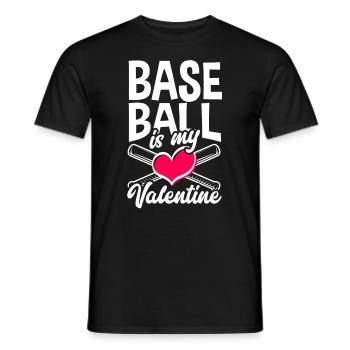 Lustiger Baseball - Männer T-Shirt - Schwarz - Vorne - AI Model Male 178 light (178cm)