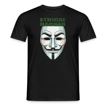 Cybersécurité Art Hacking Amateur Informatique Nerd - T-shirt homme - noir - Devant - AI Model Male 178 light (178cm)