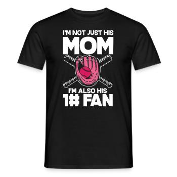 Lustiger Baseball - Männer T-Shirt - Schwarz - Vorne - AI Model Male 178 light (178cm)