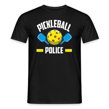 Lustiges Pickleball Geschenk - Männer T-Shirt - Schwarz - Vorne - AI Model Male 178 light (178cm)