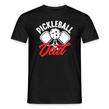Lustiges Pickleball Geschenk - Männer T-Shirt - Schwarz - Vorne - AI Model Male 178 light (178cm)