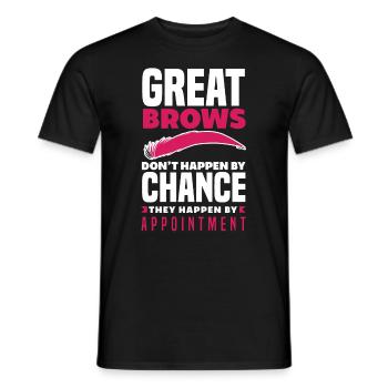 Lustiges Make Up Artist Maskenbildner Geschenk - Männer T-Shirt - Schwarz - Vorne - AI Model Male 178 light (178cm)