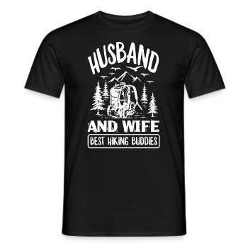 Cadeau de randonnée drôle - T-shirt homme - noir - Devant - AI Model Male 178 light (178cm)