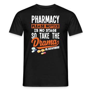 Apothecary Apothecary Apothecary Pharmacy Gift - Men's T-Shirt - black - Front - AI Model Male 178 light (178cm)