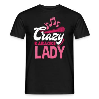 Chanteur de karaoké Chanteur de karaoké Musique - T-shirt homme - noir - Devant - AI Model Male 178 light (178cm)