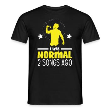 Chanteur de karaoké Chanteur de karaoké Musique - T-shirt homme - noir - Devant - AI Model Male 178 light (178cm)