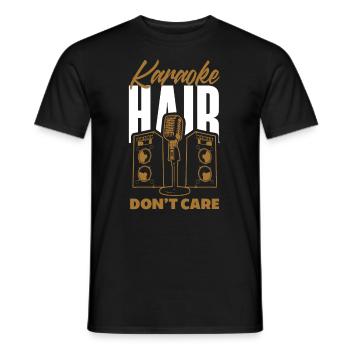 Chanteur de karaoké Chanteur de karaoké Musique - T-shirt homme - noir - Devant - AI Model Male 178 light (178cm)