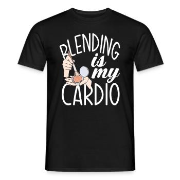 Lustiges Make Up Artist Maskenbildner Geschenk - Männer T-Shirt - Schwarz - Vorne - AI Model Male 178 light (178cm)