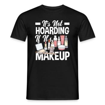 Lustiges Make Up Artist Maskenbildner Geschenk - Männer T-Shirt - Schwarz - Vorne - AI Model Male 178 light (178cm)