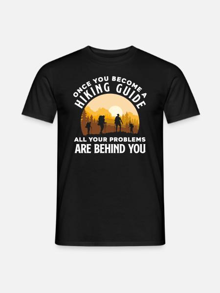 Funny Hiking Gift - Men's T-Shirt - black