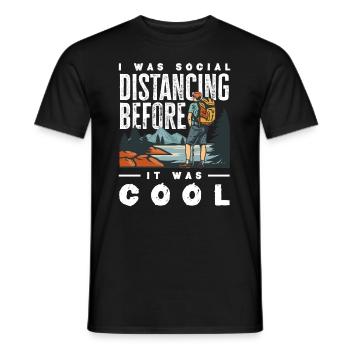 Cadeau de randonnée drôle - T-shirt homme - noir - Devant - AI Model Male 178 light (178cm)
