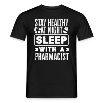 Apothecary Apothecary Apothecary Pharmacy Gift - Men's T-Shirt - black - Front - AI Model Male 178 light (178cm)