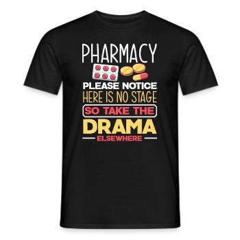 Apothecary Apothecary Apothecary Pharmacy Gift - Men's T-Shirt - black - Front - AI Model Male 178 light (178cm)