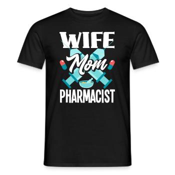 Apothecary Apothecary Apothecary Pharmacy Gift - Men's T-Shirt - black - Front - AI Model Male 178 light (178cm)