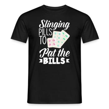 Apothecary Apothecary Apothecary Pharmacy Gift - Men's T-Shirt - black - Front - AI Model Male 178 light (178cm)