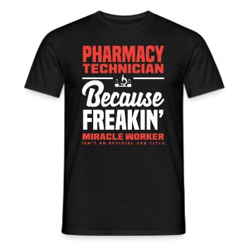 Apothecary Apothecary Apothecary Pharmacy Gift - Men's T-Shirt - black - Front - AI Model Male 178 light (178cm)