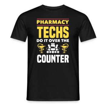 Apothecary Apothecary Apothecary Pharmacy Gift - Men's T-Shirt - black - Front - AI Model Male 178 light (178cm)