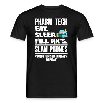 Apothecary Apothecary Apothecary Pharmacy Gift - Men's T-Shirt - black - Front - AI Model Male 178 light (178cm)