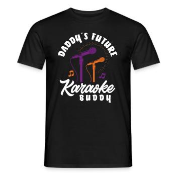 Chanteur de karaoké Chanteur de karaoké Musique - T-shirt homme - noir - Devant - AI Model Male 178 light (178cm)