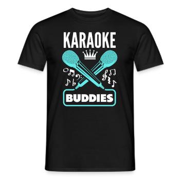 Chanteur de karaoké Chanteur de karaoké Musique - T-shirt homme - noir - Devant - AI Model Male 178 light (178cm)