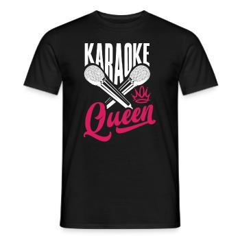 Chanteur de karaoké Chanteur de karaoké Musique - T-shirt homme - noir - Devant - AI Model Male 178 light (178cm)