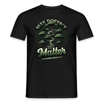 Bonsai Anbauen Kleiner Japanischer Bonsaibaum - Männer T-Shirt - Schwarz - Vorne - AI Model Male 178 light (178cm)