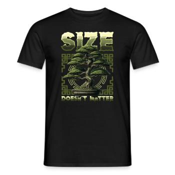 Bonsai Anbauen Kleiner Japanischer Bonsaibaum - Männer T-Shirt - Schwarz - Vorne - AI Model Male 178 light (178cm)