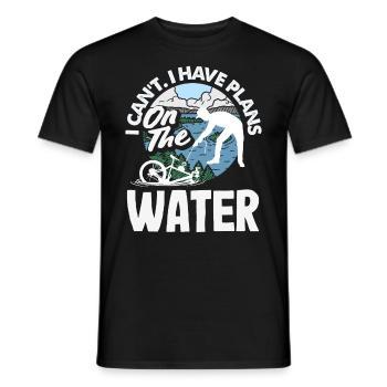 Magnetfischen Detektion Schatzsuche - Männer T-Shirt - Schwarz - Vorne - AI Model Male 178 light (178cm)