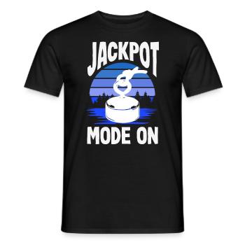 Magnetfischen Detektion Schatzsuche - Männer T-Shirt - Schwarz - Vorne - AI Model Male 178 light (178cm)