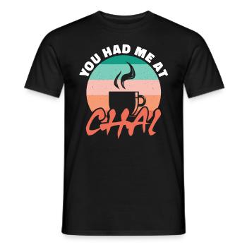 Tu m’as eu au chai - T-shirt homme - noir - Devant - AI Model Male 178 light (178cm)