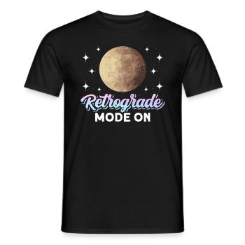 Rückläufige Planeten Merkur Rückläufig - Männer T-Shirt - Schwarz - Vorne - AI Model Male 178 light (178cm)