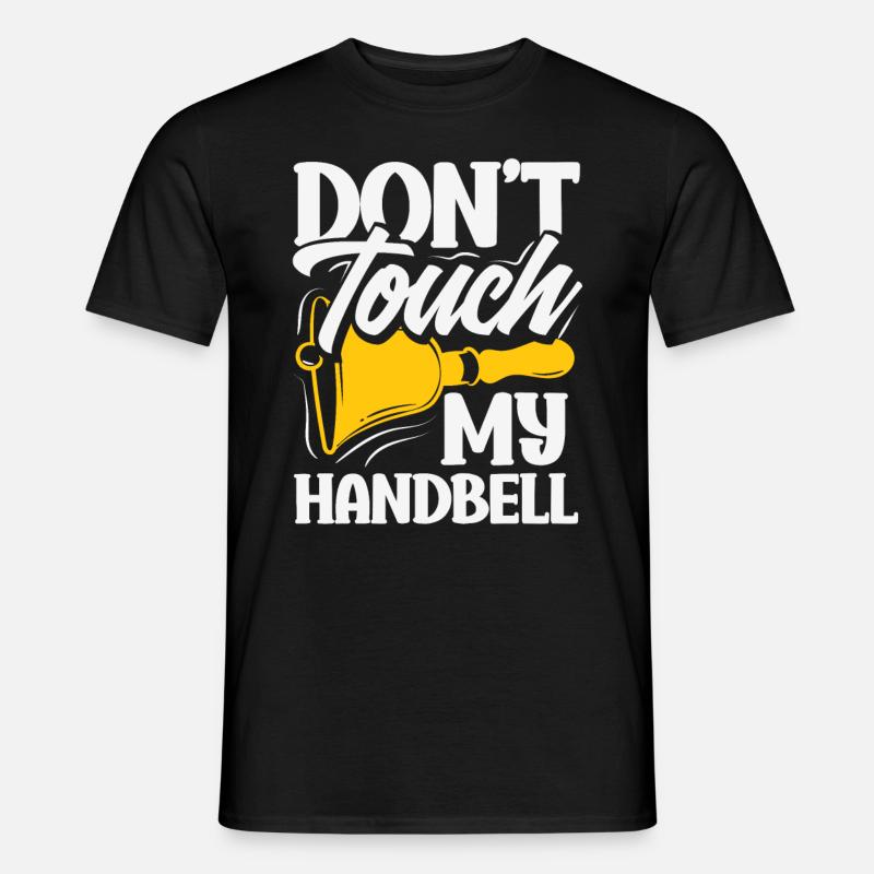 Chormusikinstrument Handglocke - Männer T-Shirt - Schwarz