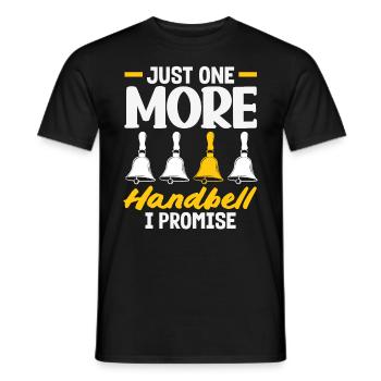 Choral Musical Instrument Hand Bell - Men's T-Shirt - black - Front - AI Model Male 178 light (178cm)