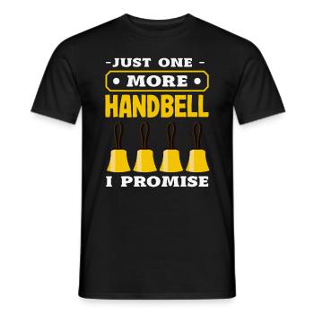 Choral Musical Instrument Hand Bell - Men's T-Shirt - black - Front - AI Model Male 178 light (178cm)