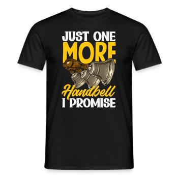 Choral Musical Instrument Hand Bell - Men's T-Shirt - black - Front - AI Model Male 178 light (178cm)