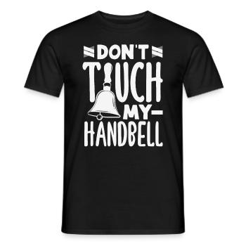 Choral Musical Instrument Hand Bell - Men's T-Shirt - black - Front - AI Model Male 178 light (178cm)