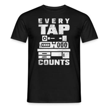 Machiniste CNC drôle - T-shirt homme - noir - Devant - AI Model Male 178 light (178cm)