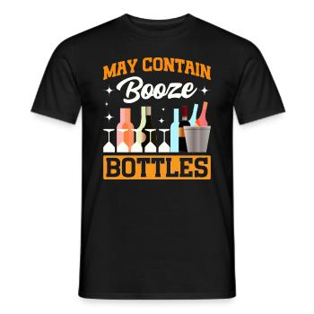 Crawled Pub Crawl Alcohol Drinking - Männer T-Shirt - Schwarz - Vorne - AI Model Male 178 light (178cm)