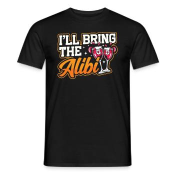 Crawled Pub Crawl Alcohol Drinking - Männer T-Shirt - Schwarz - Vorne - AI Model Male 178 light (178cm)