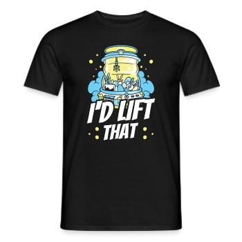 Claw Game Funny Claw Machine - Men's T-Shirt - black - Front - AI Model Male 178 light (178cm)
