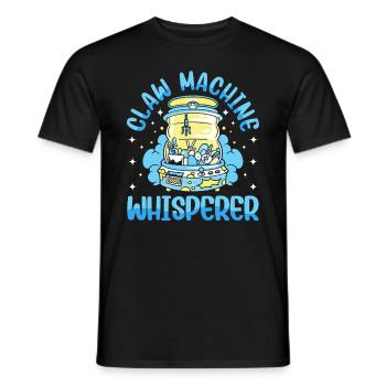 Claw Game Funny Claw Machine - Men's T-Shirt - black - Front - AI Model Male 178 light (178cm)