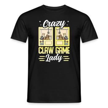 Claw Game Funny Claw Machine - Men's T-Shirt - black - Front - AI Model Male 178 light (178cm)