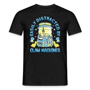 Claw Game Funny Claw Machine - Men's T-Shirt - black - Front - AI Model Male 178 light (178cm)