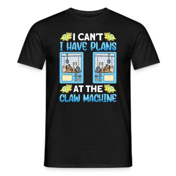 Claw Game Funny Claw Machine - Men's T-Shirt - black - Front - AI Model Male 178 light (178cm)