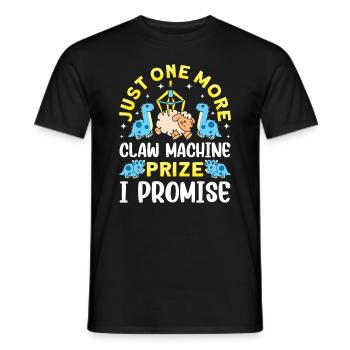 Claw Game Funny Claw Machine - Men's T-Shirt - black - Front - AI Model Male 178 light (178cm)