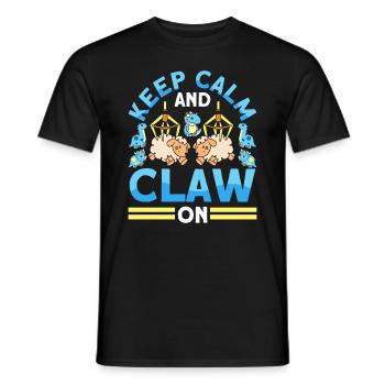 Claw Game Funny Claw Machine - Men's T-Shirt - black - Front - AI Model Male 178 light (178cm)
