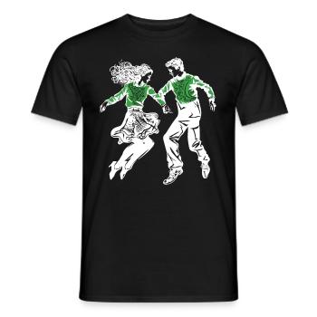 Irish Dance Feis Shamrock Festival - Men's T-Shirt - black - Front - AI Model Male 178 light (178cm)