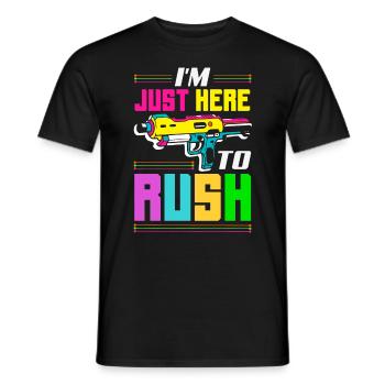 Indoor-laser-tag-party-outfit lasertag - Männer T-Shirt - Schwarz - Vorne - AI Model Male 178 light (178cm)