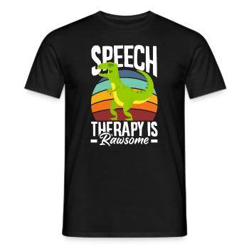 Orthophoniste, orthophoniste, orthophoniste - T-shirt homme - noir - Devant - AI Model Male 178 light (178cm)