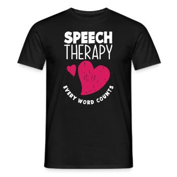 Orthophoniste, orthophoniste, orthophoniste - T-shirt homme - noir - Devant - AI Model Male 178 light (178cm)